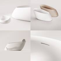 Ванна из искусственного камня Silkstone PAA Pointe VAPOIS/06 150x72 см, Matte Rose, фото №5