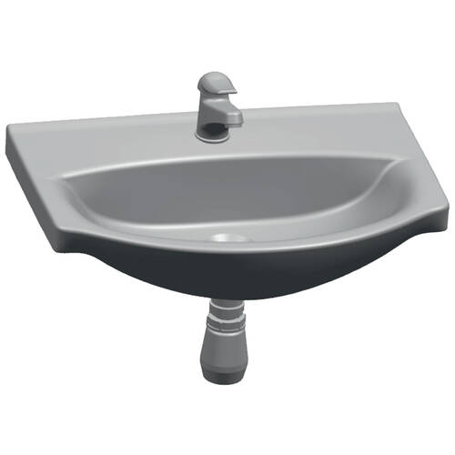 Раковина Cersanit Washbasin Savini (2018) 65 белый, фото 2