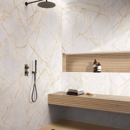 Керамограніт Flaviker Supreme Hedonism Golden Spider Lux 3D R 0017238 60x120 см, фото 1