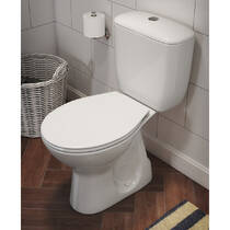 Унітаз-компакт Mito President 892 011 3/6 л з поліпропіленовим сидінням, білий, фото №2