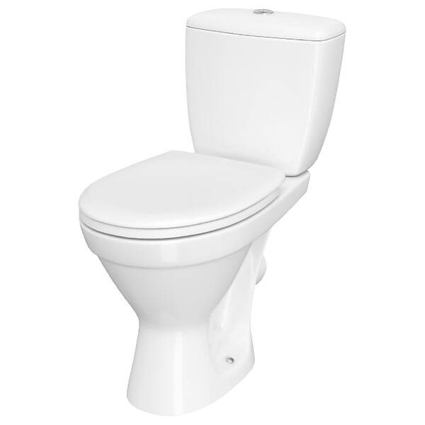 Унитаз-компакт Mito Cersania 906 Simpleon 011 3/6 л с дюропластовым сиденьем с плавным закрыванием и функцией простого снятия, белый, фото 2