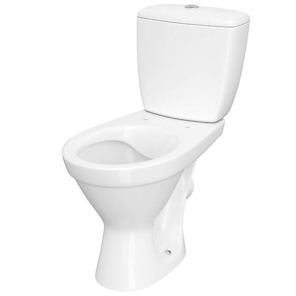 Унитаз-компакт Mito Cersania 906 Simpleon 011 3/6 л с дюропластовым сиденьем с плавным закрыванием и функцией простого снятия, белый, фото 3