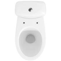 Унітаз-компакт Mito Cersania 906 Simpleon 011 3/6 л з дюропластовим сидінням з плавним закриванням і функцією простого зняття, білий, фото №3