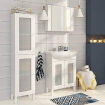 Раковина Mito Arteco 55 см мебельная с отверстием для смесителя, белый (картон), фото №4