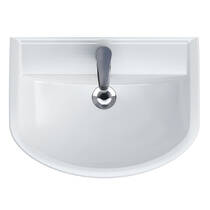 Раковина Mito Arteco 55 см мебельная с отверстием для смесителя, белый (картон), фото №2