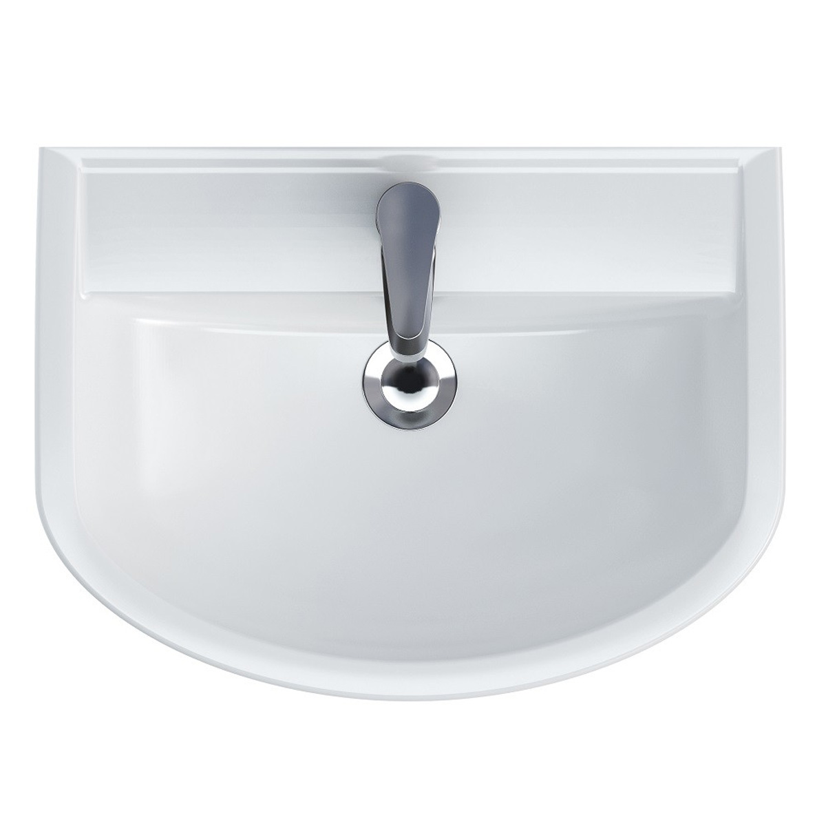 K667-105 Умивальник меблевий ARTECO 55 ONE HOLE з отвором для змішувача (картон) ( CCWS1009750001 ) (1 сорт)