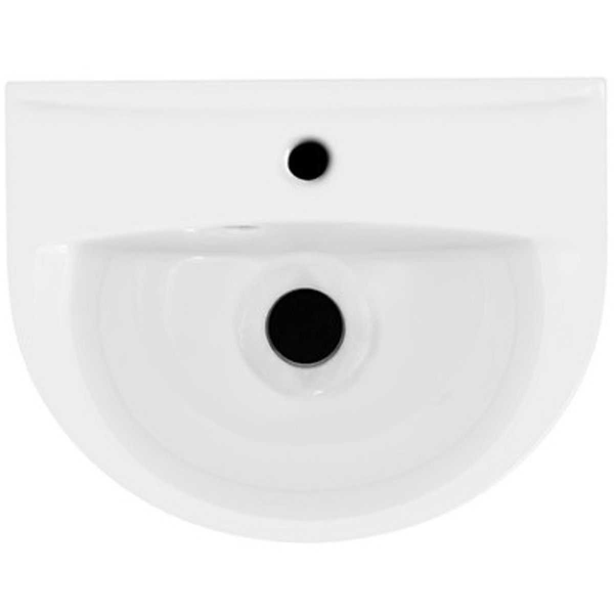 K08-263 PRESIDENT Раковина 45 ONE HOLE з отвором для змішувача (плівка) (1 сорт)