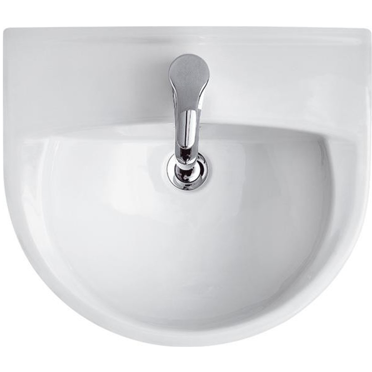 Раковина PRESIDENT 50 ONE HOLE з отвором для змішувача (картон) (CCWS1009720001) (1 сорт)