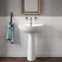 Раковина Mito President 60 з отвором для змішувача, білий глянець (картон), фото №1