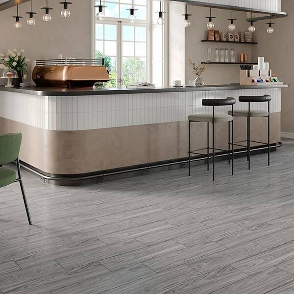 Керамогранит Cersanit Sunsetwood Grey 18,5x59,8 см - купить в