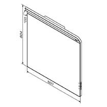 Зеркало AM.PM Inspire 2.0 M50AMOX0801SA с LED-подсветкой, 807х804 мм, фото №2