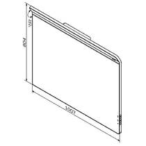 Зеркало AM.PM Inspire 2.0 M50AMOX1001SA с LED-подсветкой, 1007х804 мм, фото №2