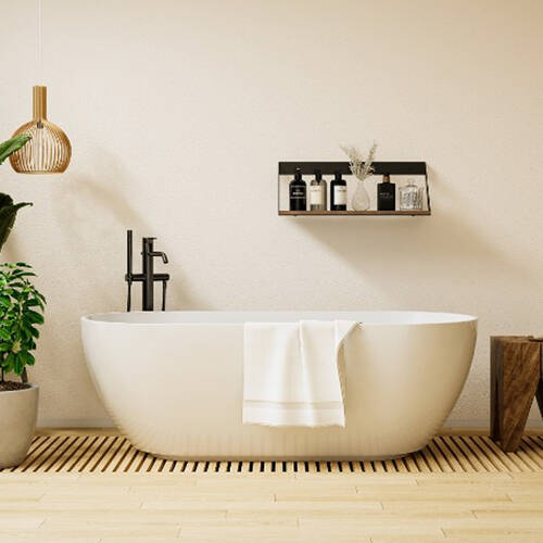 Ванна акрилова Devit Do It New 17075102 170x75 см,перелив і сифон в комплекті, біла глянцева, фото 1