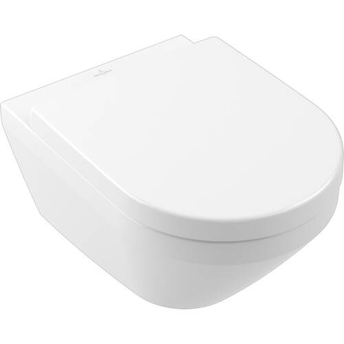 Унітаз підвісний Villeroy&Boch Omnia Architectura 4694CL01 з кришкою 98M9C101 Soft-close, TwistFlush, білий, фото 2