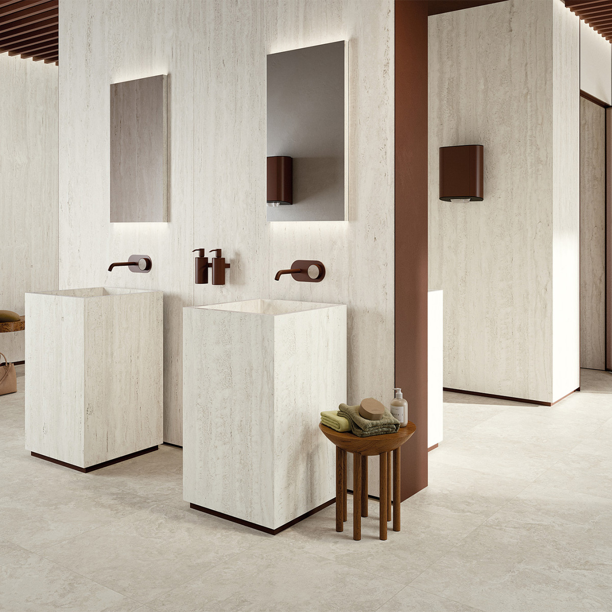 TRAVERTINO PEARLY EY 10 SP SQ 120X278 (1 сорт)