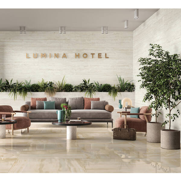 Керамогранит Mirage Elysian Travertini EY 10 SP SQ 120x278 см, фото 7