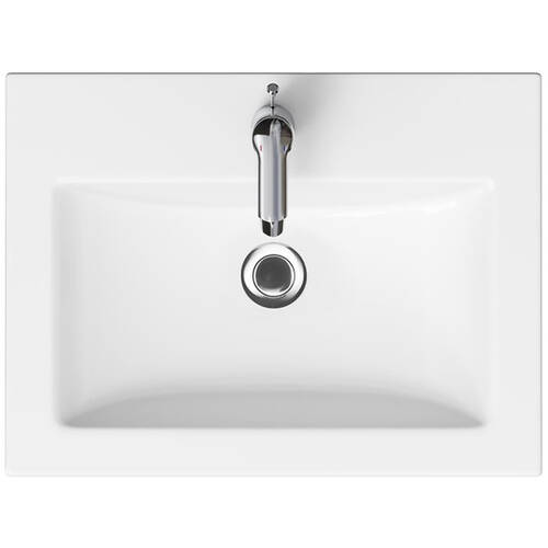 Раковина Cersanit Como 60 см меблева, білий (картон), фото 2