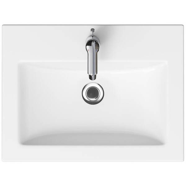 Раковина Cersanit Como 60 см меблева, білий (картон), фото 2