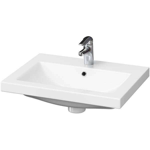 Раковина Cersanit Como 60 см меблева, білий (картон), фото 1