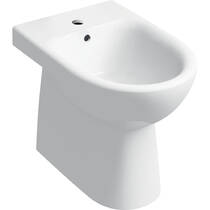 Біде підлогове Geberit Selnova 500.289.01.7 без кришки, білий глянець, фото №1