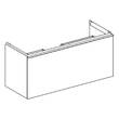 Тумба для раковины Geberit Acanto 503.006.01.2 подвесная, белый глянец, фото 2