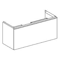 Тумба для раковини Geberit Acanto 503.006.01.2 підвісна, білий глянець, фото №2