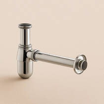 Сифон для раковини колбовий Kludi 101050500 хром, фото №1