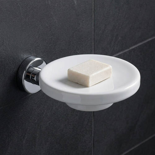 Мыльница Bagno associati Tecno TE 122 51 с держателем, хром, фото 1