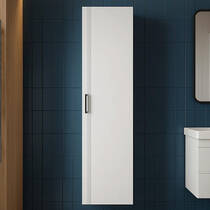 Пенал Devit Urbanis 454170W універсальний 170 см з чорними ручками, білий, фото №1
