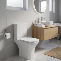Унітаз-компакт Devit Basic 3590021 обідковий з кришкою soft-close, білий глянець, фото №4