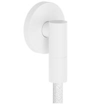 Шланговое подключение Hansgrohe FixFit Fine 28882700 белый матовый, фото №1