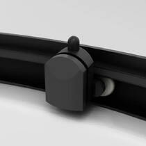 Душова кабіна AM.PM Gem W90UG-401A090BT 90х90 см без піддона, профіль чорний мат, скло прозоре, фото №5