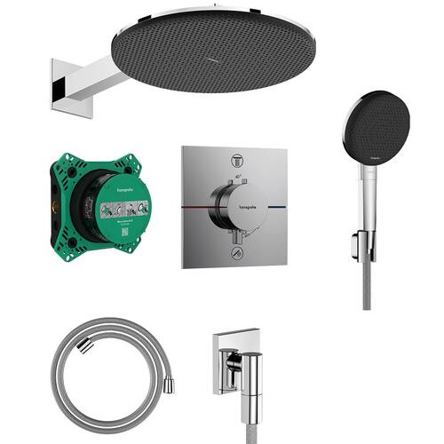 Душова система 300 1jet Raindance Alive S Hansgrohe хром 24630000, фото 1