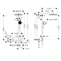 Душевая система Hansgrohe Raindance Alive S 24582000 300 1jet из ShowerSelect Comfort, хром, фото №3