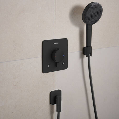 Тримач ручного душу Hansgrohe Porter Fine 28885670 чорний матовий, фото 3