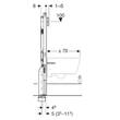 Інсталяція для унітаза Geberit Duofix 111.796.00.2, 114 см, зі змивним бачком прихованого монтажу Sigma 8 см, фото 4