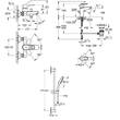 Набір змішувачів для ванни Grohe BauLoop New 3 в 1 UA123215M1, фото 2