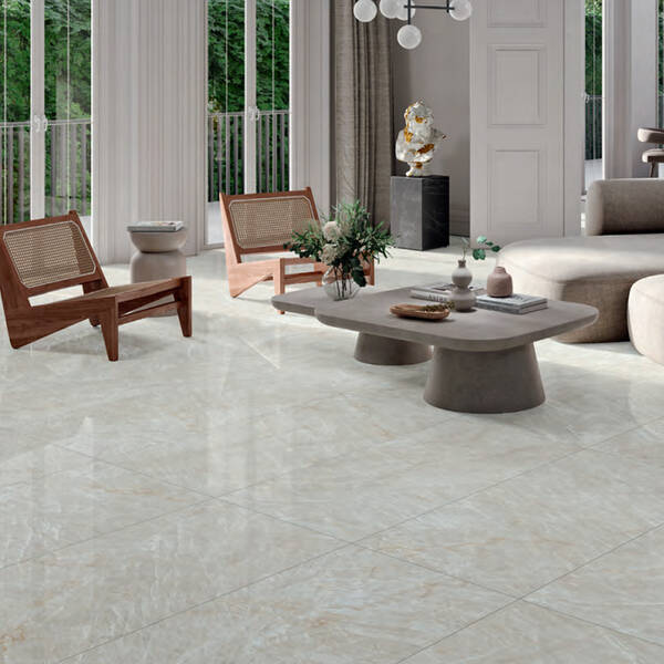 Керамограніт Alaplana Taj Mahal Cream Pulido Rect. 60х120 см, фото 3