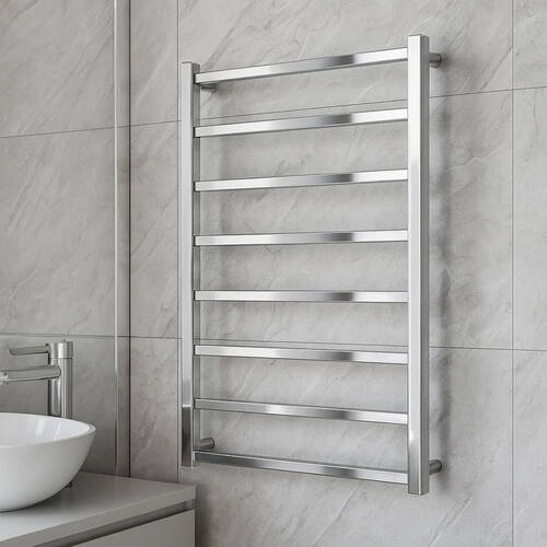 Рушникосушарка водяна Mario INOX Токіо 770х530/500 полірована нержавіюча сталь, фото 1