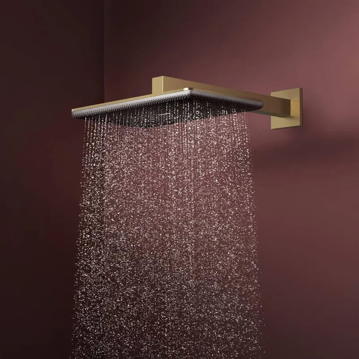 24530140 HG Raindance Alive Q Верхній душ 210/340 1jet, brushed bronze (1 сорт)