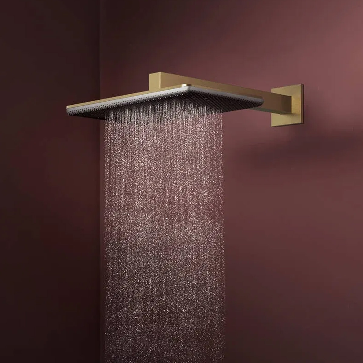 24530140 HG Raindance Alive Q Верхній душ 210/340 1jet, brushed bronze (1 сорт)
