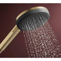 Ручной душ Hansgrohe Raindance Alive Select S, 24511140 EcoSmart, бронза, фото №5