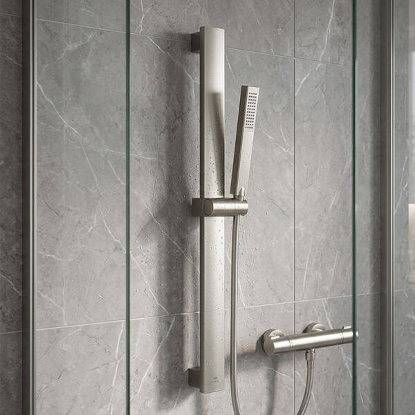 Душова штанга Grohe Rainshower Aqua 101673DC00 600 мм, регульована, суперсталь