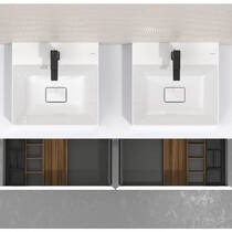 Органайзер в ящик 320 для тумбы 580/475 и 1370/550 Hansgrohe IntraStoris 54231630 темный орех, фото №4