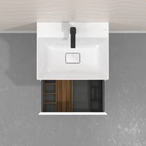 Органайзер в ящик 320 для тумбы 580/475 и 1370/550 Hansgrohe IntraStoris 54231630 темный орех, фото №3