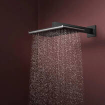 Верхний душ Hansgrohe Raindance Alive Q 24530670 210/340 1jet черный матовый, фото №4