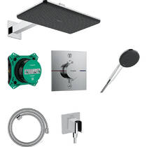 Душова система прихованого монтажу Hansgrohe Raindance Alive Q 24620000 210/340 1jet з термостатом, хром, фото №1