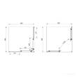 Душевая кабина Devit Frame SHRC54906 90х90 см профиль хром/прозрачное стекло, фото 3