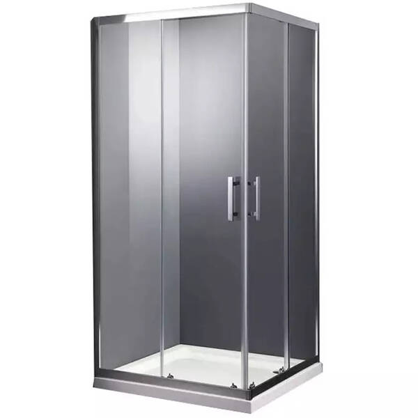 Душевая кабина Devit Frame SHRC54906 90х90 см профиль хром/прозрачное стекло, фото 1