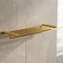 Тримач для рушників Hansgrohe AddStoris Q 41751990 поліроване золото, фото №1
